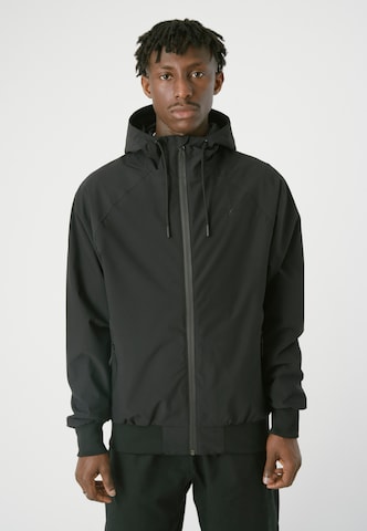 Cleptomanicx Between-Season Jacket 'Simplist' in Black: front