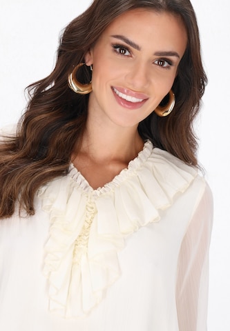 faina - Blusa en blanco