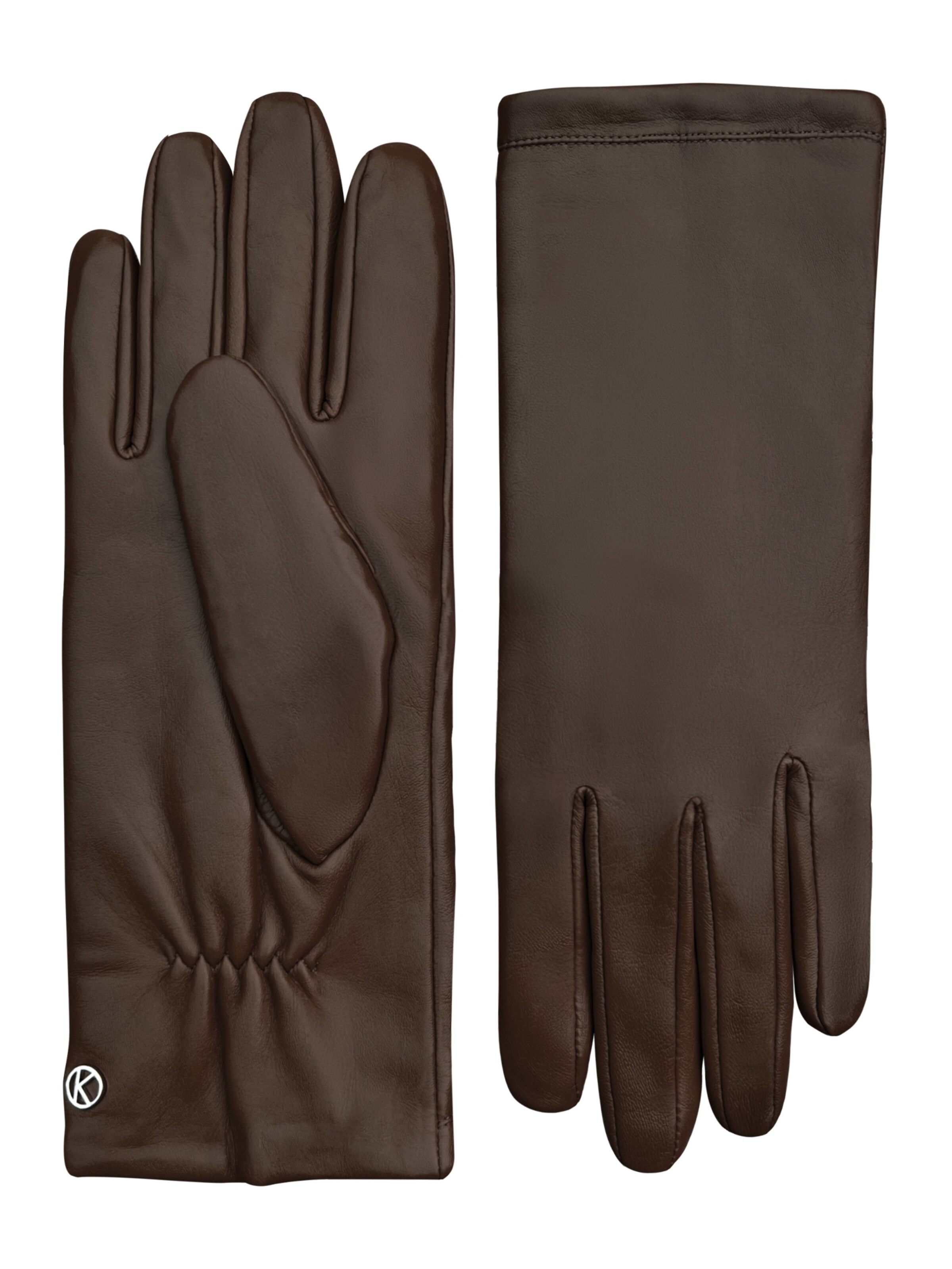 KESSLER Full Finger Gloves in Brown