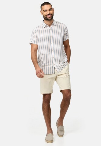 INDICODE JEANS Regular fit Overhemd 'Lingo' in Wit
