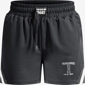 Smilodox Regular Workout Pants 'Triple Thrive' in Black: front