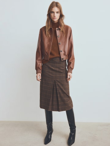 MANGO Sweater 'SIMONE' in Brown