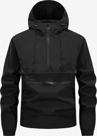 Youthup Outdoor jacket in Black: front