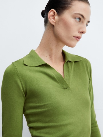 MANGO Sweter 'VERTA' w kolorze zielony