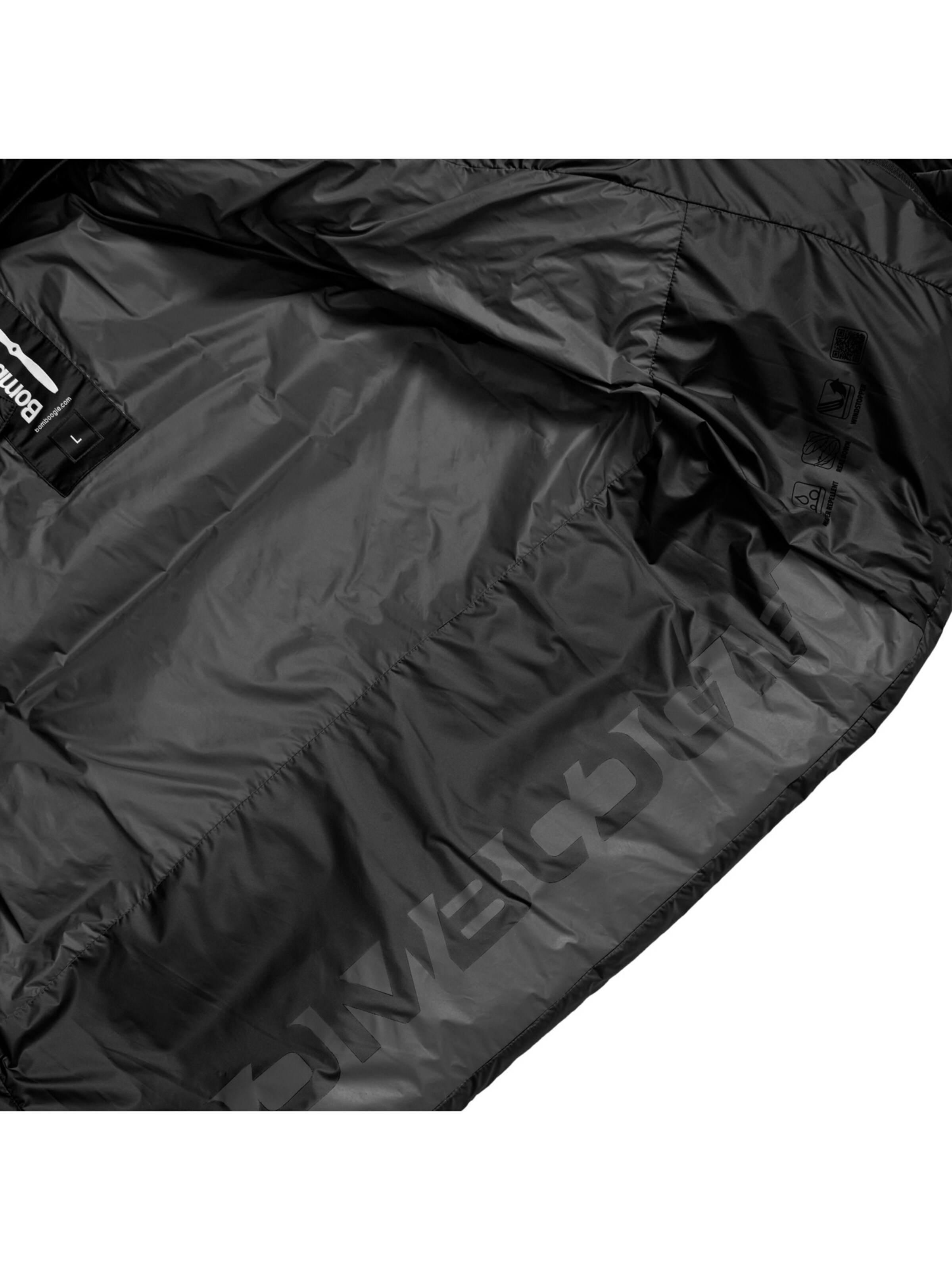 BOMBOOGIE - Casaco de inverno 'Rome' em preto