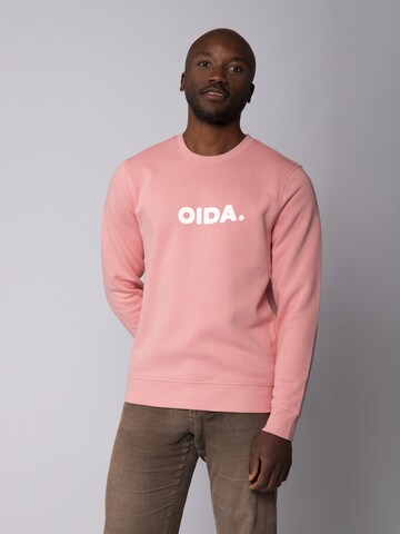Felpa ' Oida ' di Watapparel in rosa: frontale