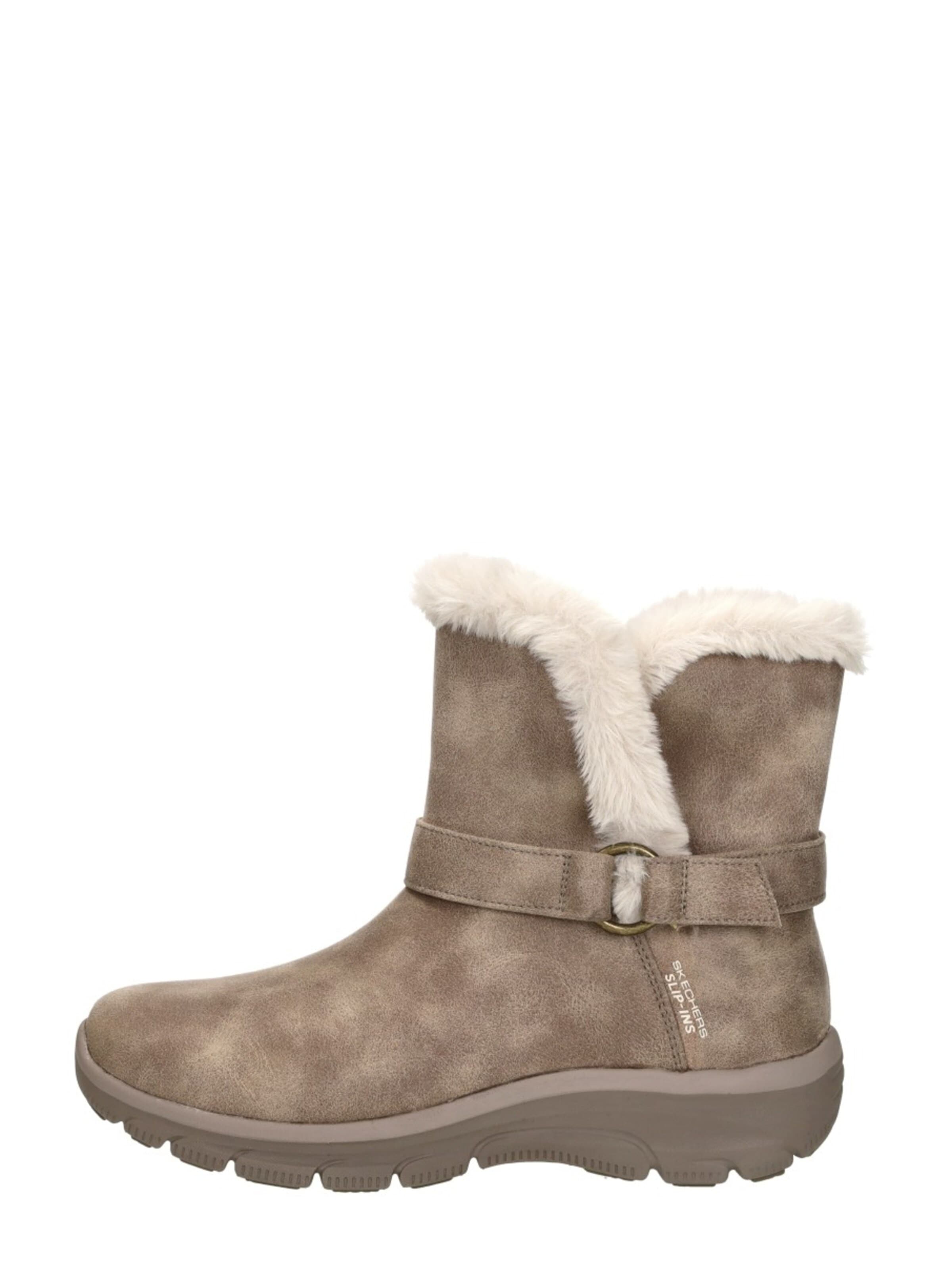 SKECHERS Boots 'Slip-Ins Relaxed Fit' in Grijs: voorkant