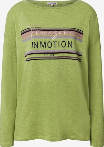 TIMEZONE Shirt in Green: front