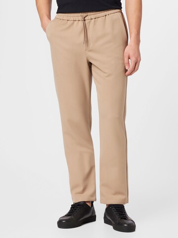 Regular Pantalon 'Patrick' Les Deux en beige : devant