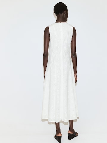MANGO Kleid 'Nola' in Weiß