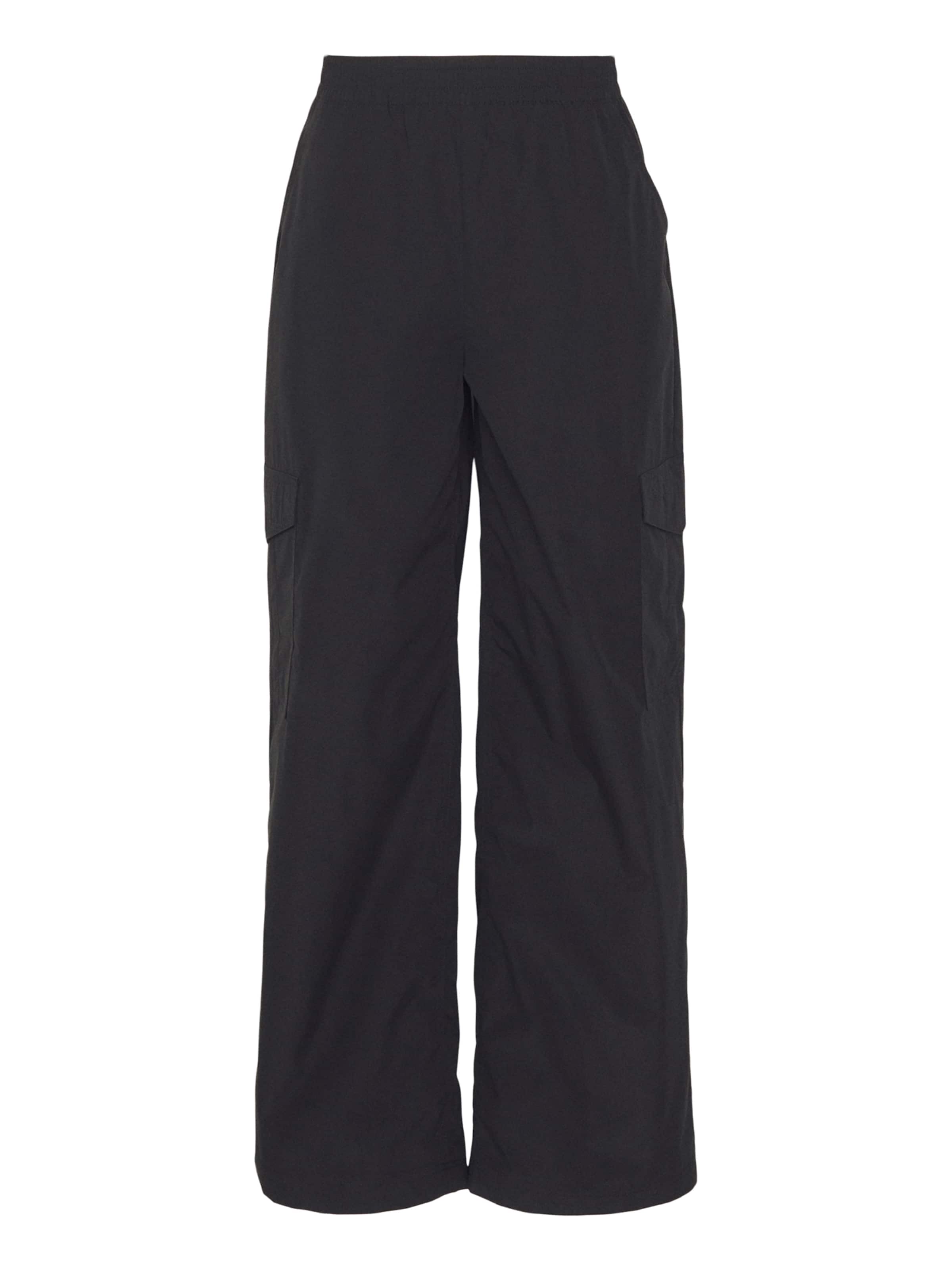 ALPHA INDUSTRIES - Loosefit Pantalón cargo en negro: frente
