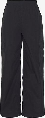 juoda ALPHA INDUSTRIES Laisvas Laisvo stiliaus kelnės: priekis