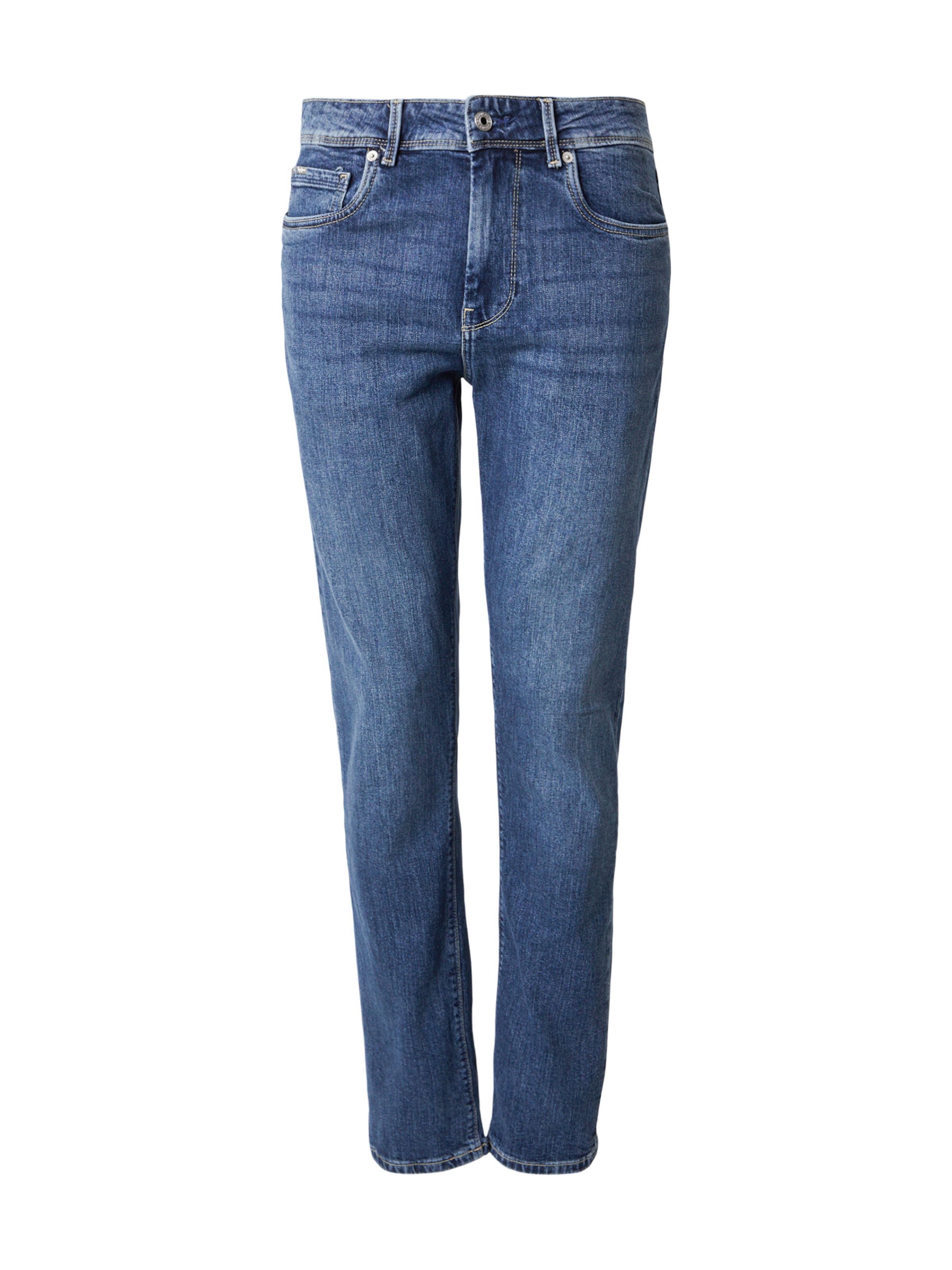 Pepe Jeans Slimfit Jeans 'HATCH' in Blauw: voorkant