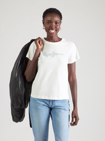 Pepe Jeans Shirt in Wit: voorkant