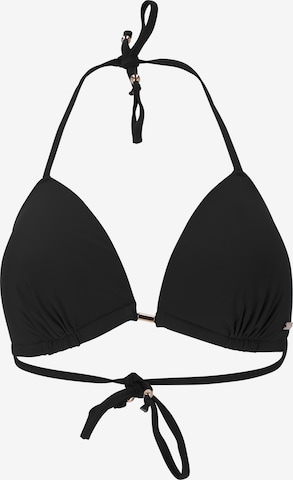 Athlecia Triangle Bikini Top 'Aqumiee' in Black: front