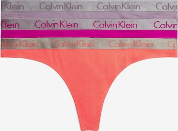 Calvin Klein Underwear Thong in Purple: front