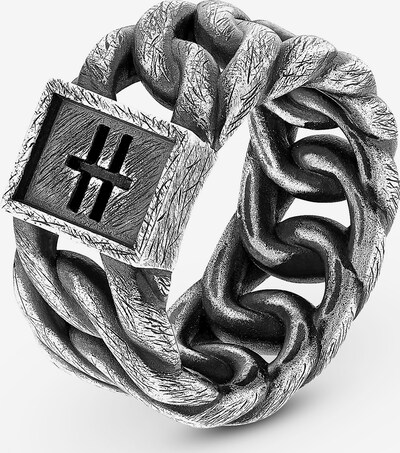 UNSAME Ring in silbergrau, Produktansicht