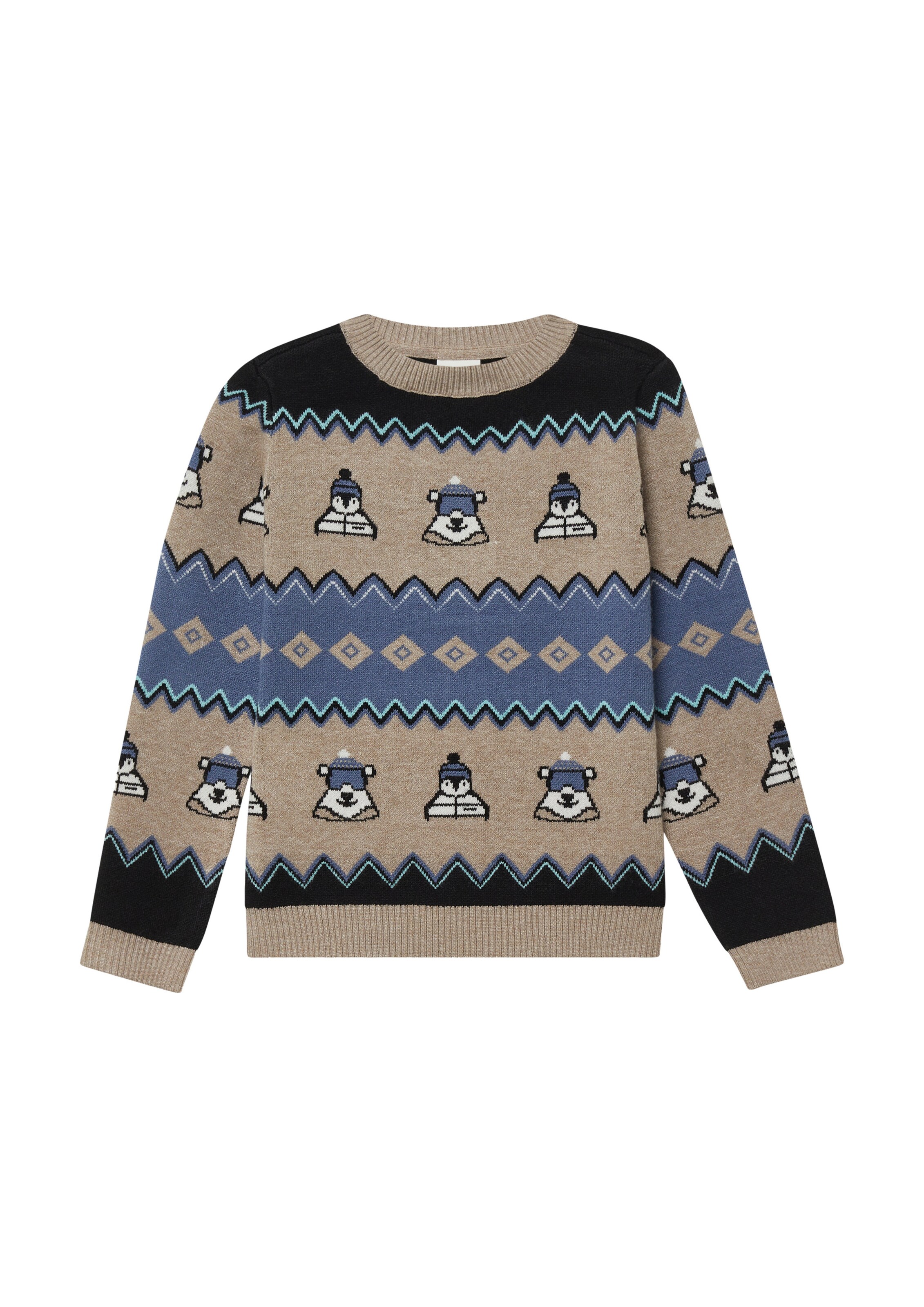 s.Oliver Trui in Beige: voorkant
