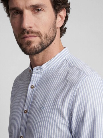 Coupe slim Chemise folklorique 'Kurnau' SPIETH & WENSKY en bleu