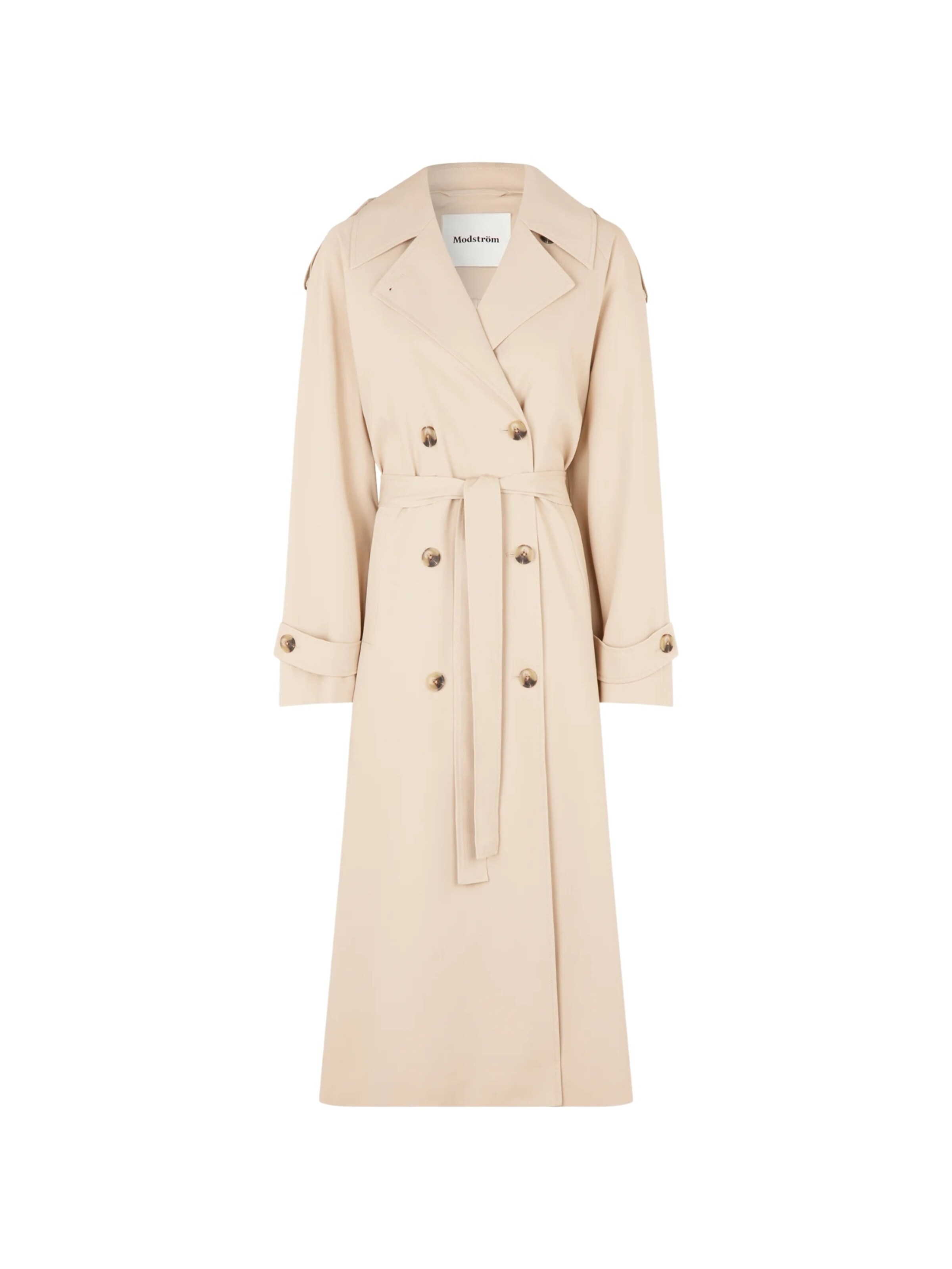 Cappotto di mezza stagione ' EvieMD ' di modström in beige: frontale