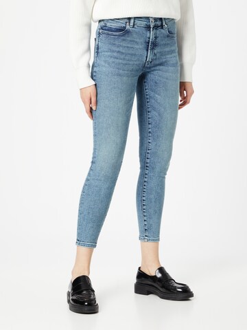 HUGO Red Skinny Jeans in Blauw: voorkant