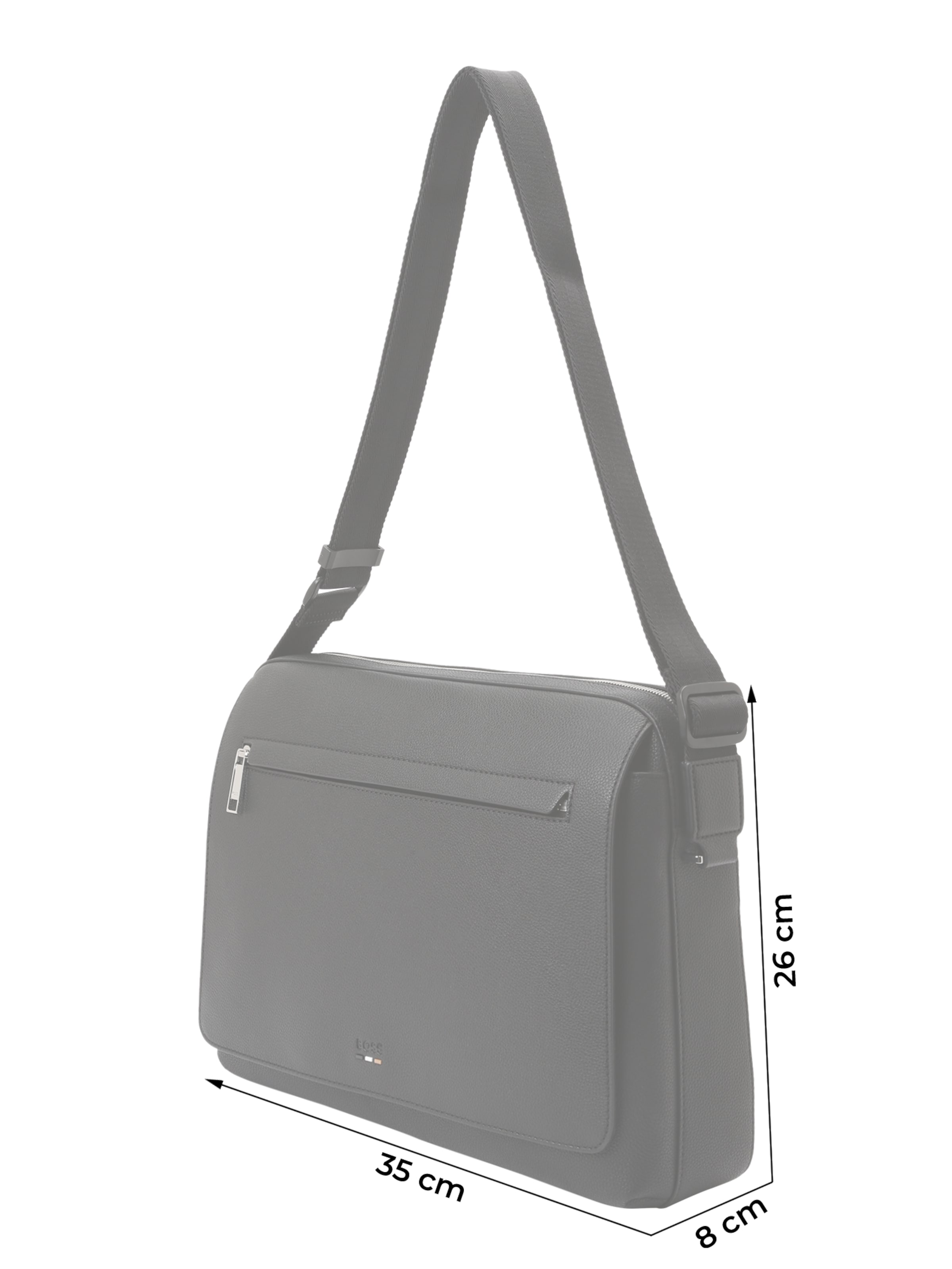 BOSS Messenger in Schwarz
