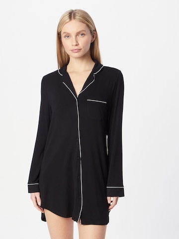 Chemise de nuit Hunkemöller en noir : devant