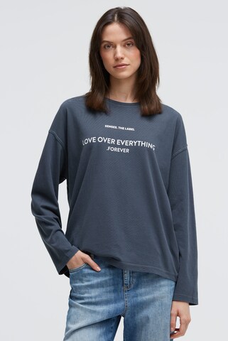 SENSES.THE LABEL Shirt in Blue: front