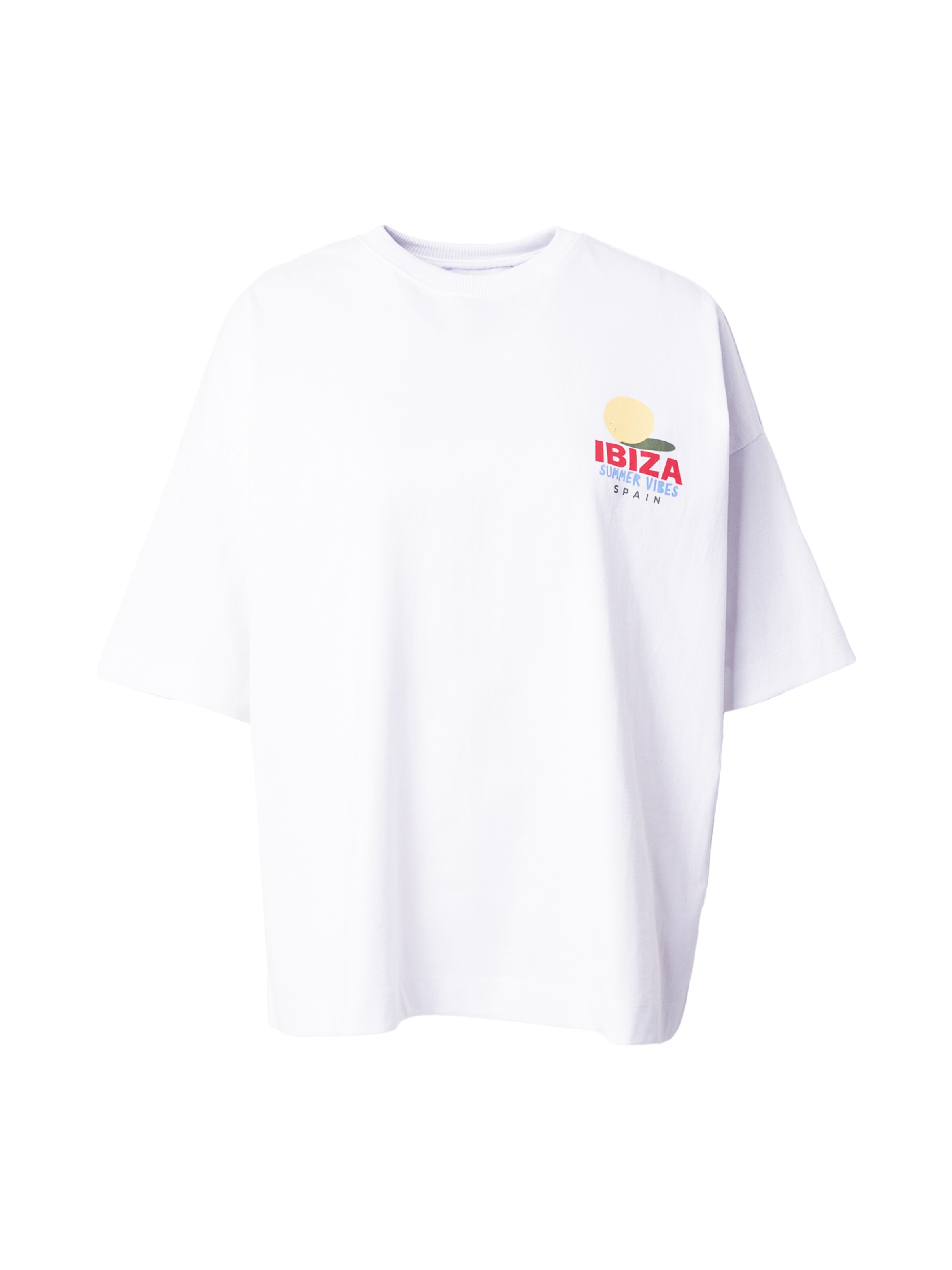TOPSHOP Shirt 'PREMIUM' in Wit: voorkant