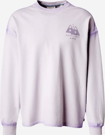 SCOTCH & SODA Collegepaita värissä lila: etupuoli