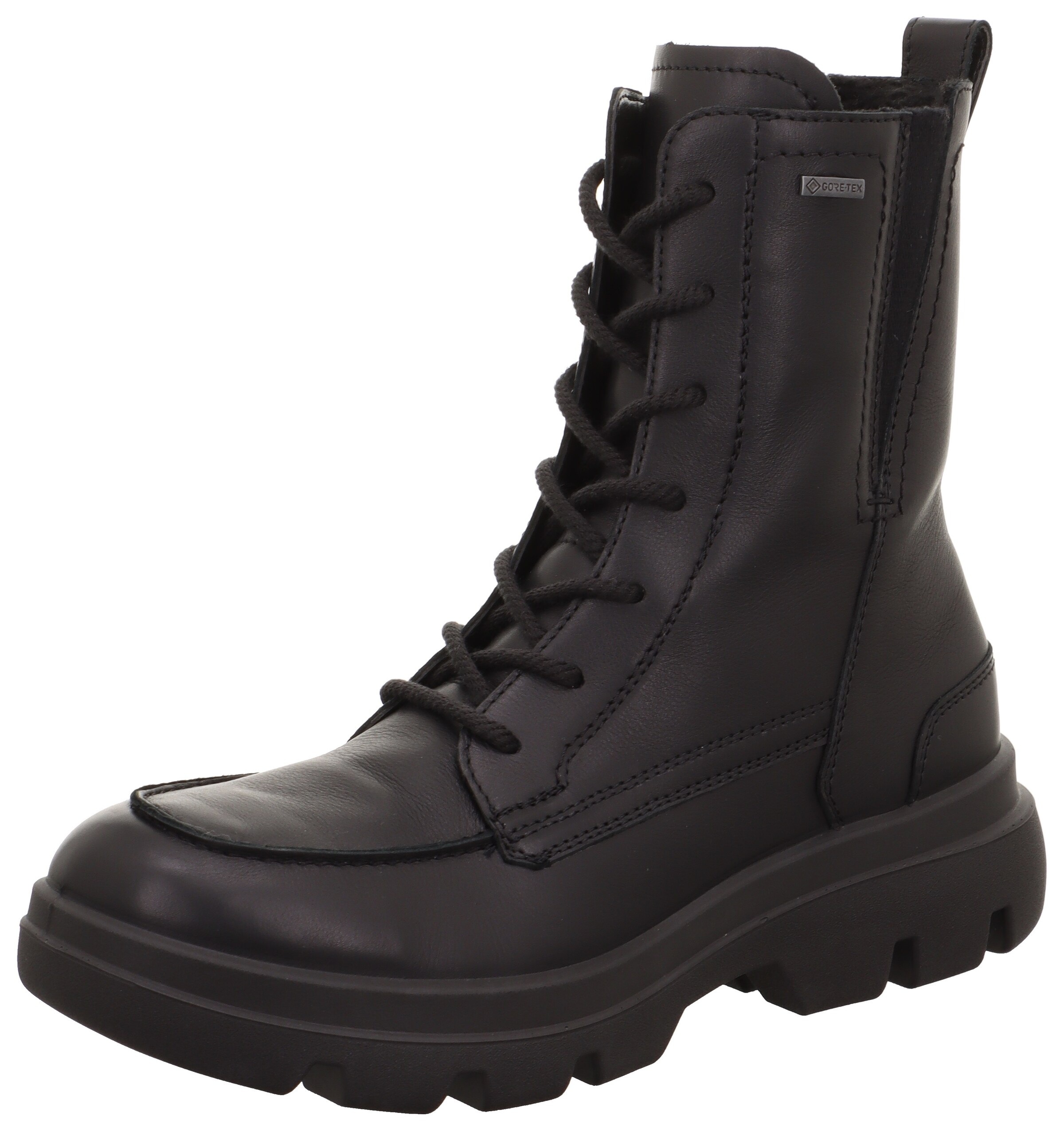 Legero Lace-Up Ankle Boots 'Angelina' in Black: front