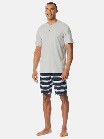 SCHIESSER Shorty ' Casual Nightwear ' in Blau: Vorderseite