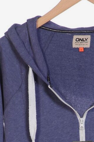 ONLY Sweatshirt & Zip-Up Hoodie in S in Blue