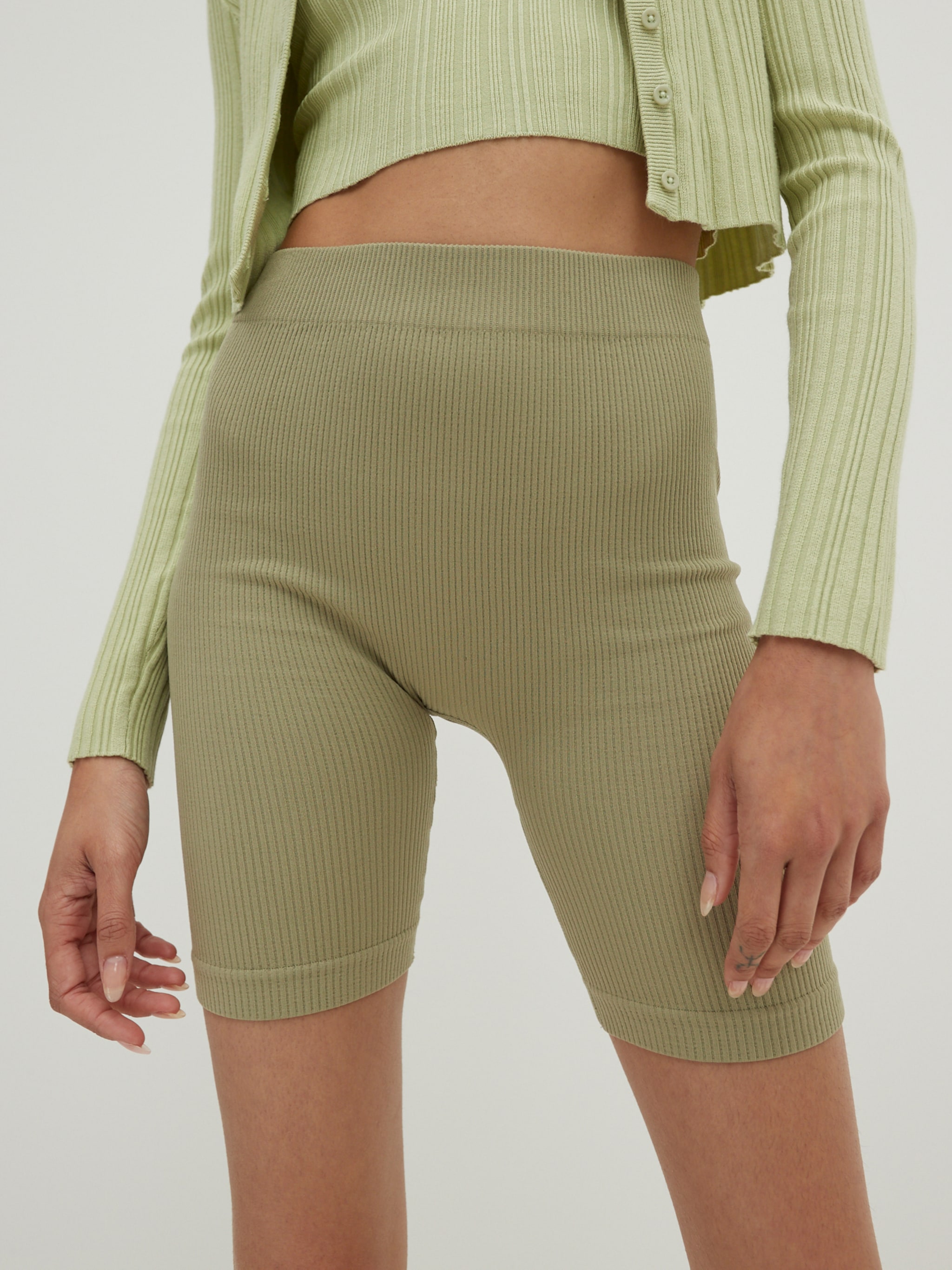 EDITED Producten Leggings 'Cora' Olijfgroen