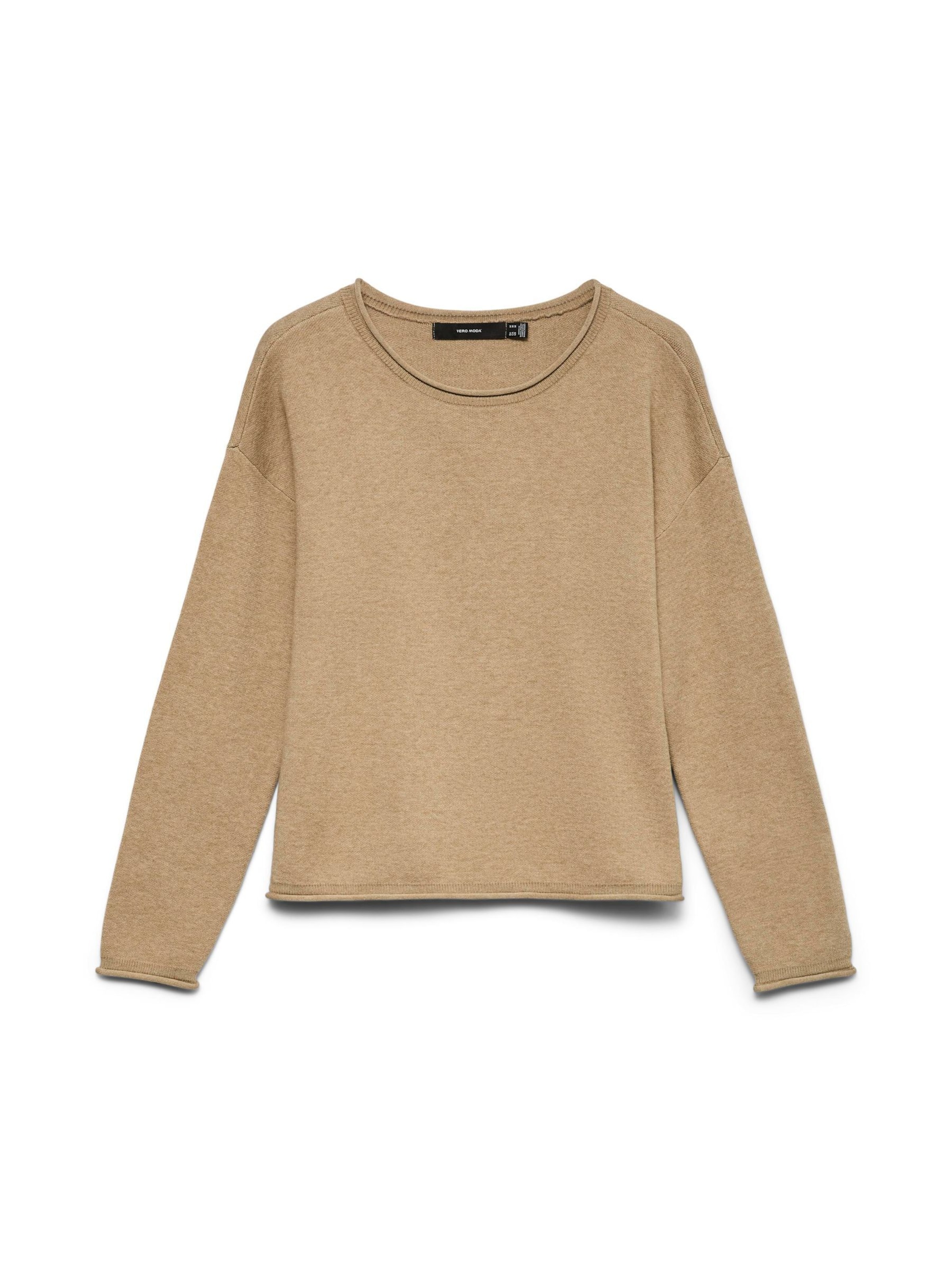 VERO MODA Свитер 'VMSABA' в Бежевый: спереди