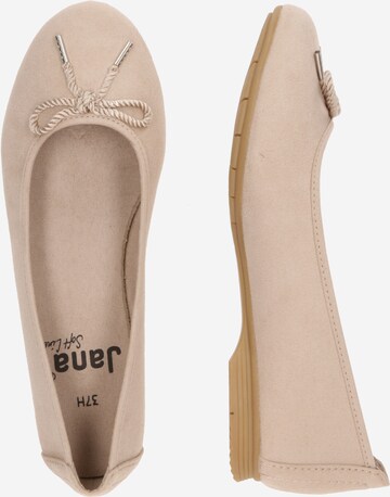 JANA Ballet Flats in Beige