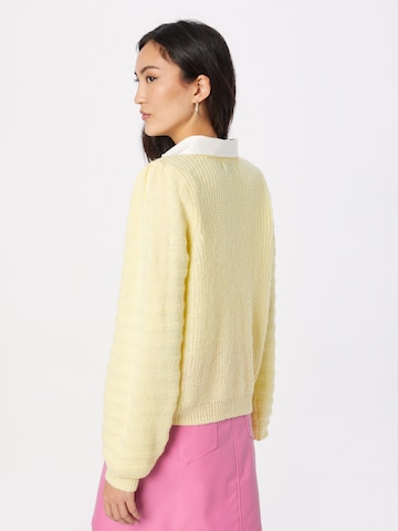 Moves Knit Cardigan in Yellow