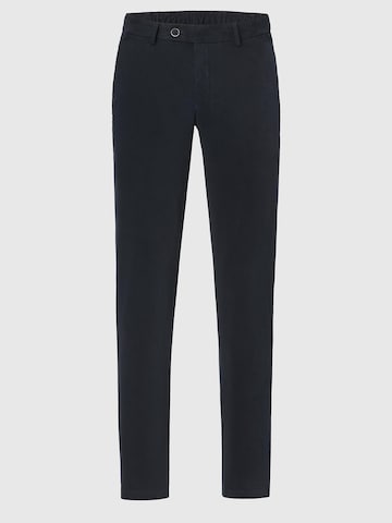 Hiltl Slimfit Chinohose 'Trento - Soft Stretch'‌‌‌ in Blau: Vorderseite