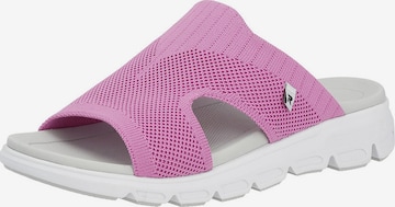 Rieker EVOLUTION Pantoletter i lilla: forside