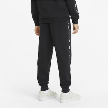 PUMA Tapered Sporthose in Schwarz