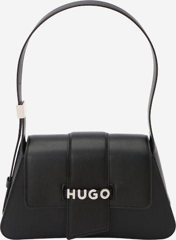 HUGO - Mala de ombro 'Mel 2.0' em preto: frente