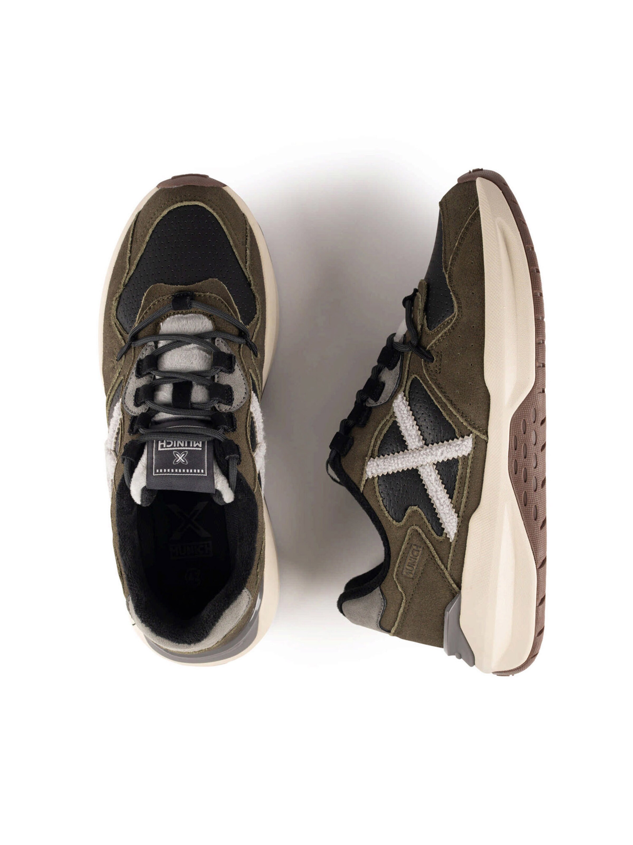 MUNICH Sneakersy niskie 'NEXA' w kolorze zielony: góra