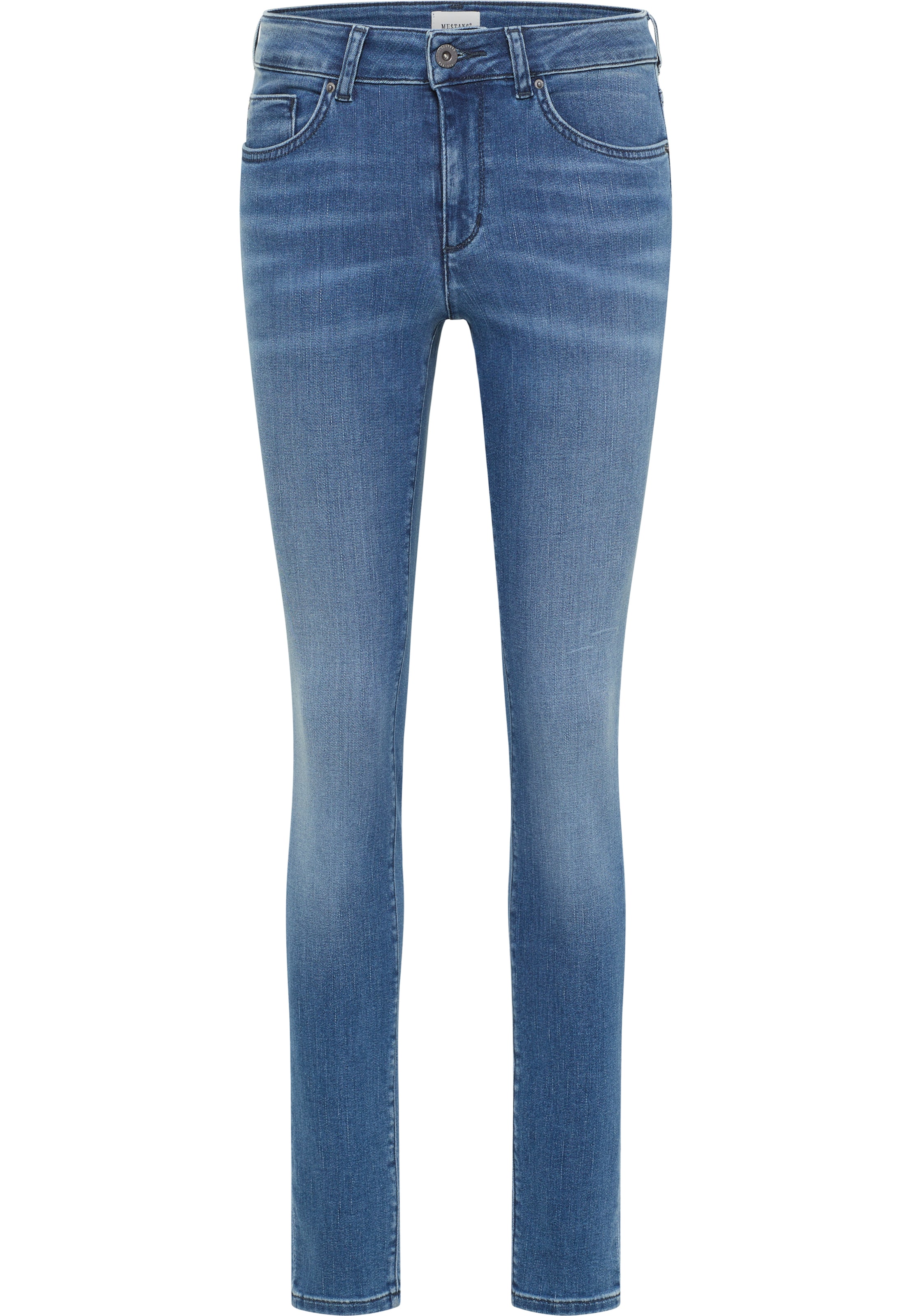 MUSTANG Skinny Jeans  ' Shelby' in Blau: Vorderseite