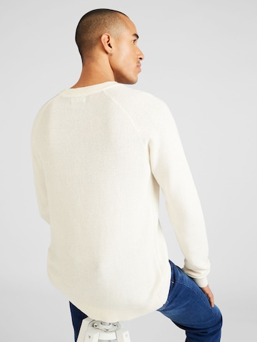 Pull-over 'JASPER' JACK & JONES en blanc