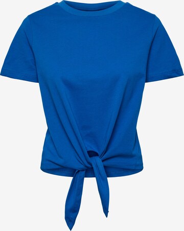 T-shirt 'Tia' PIECES en bleu : devant