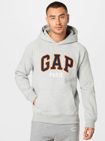 GAP Sweatshirt 'PARIS' in Grey: front