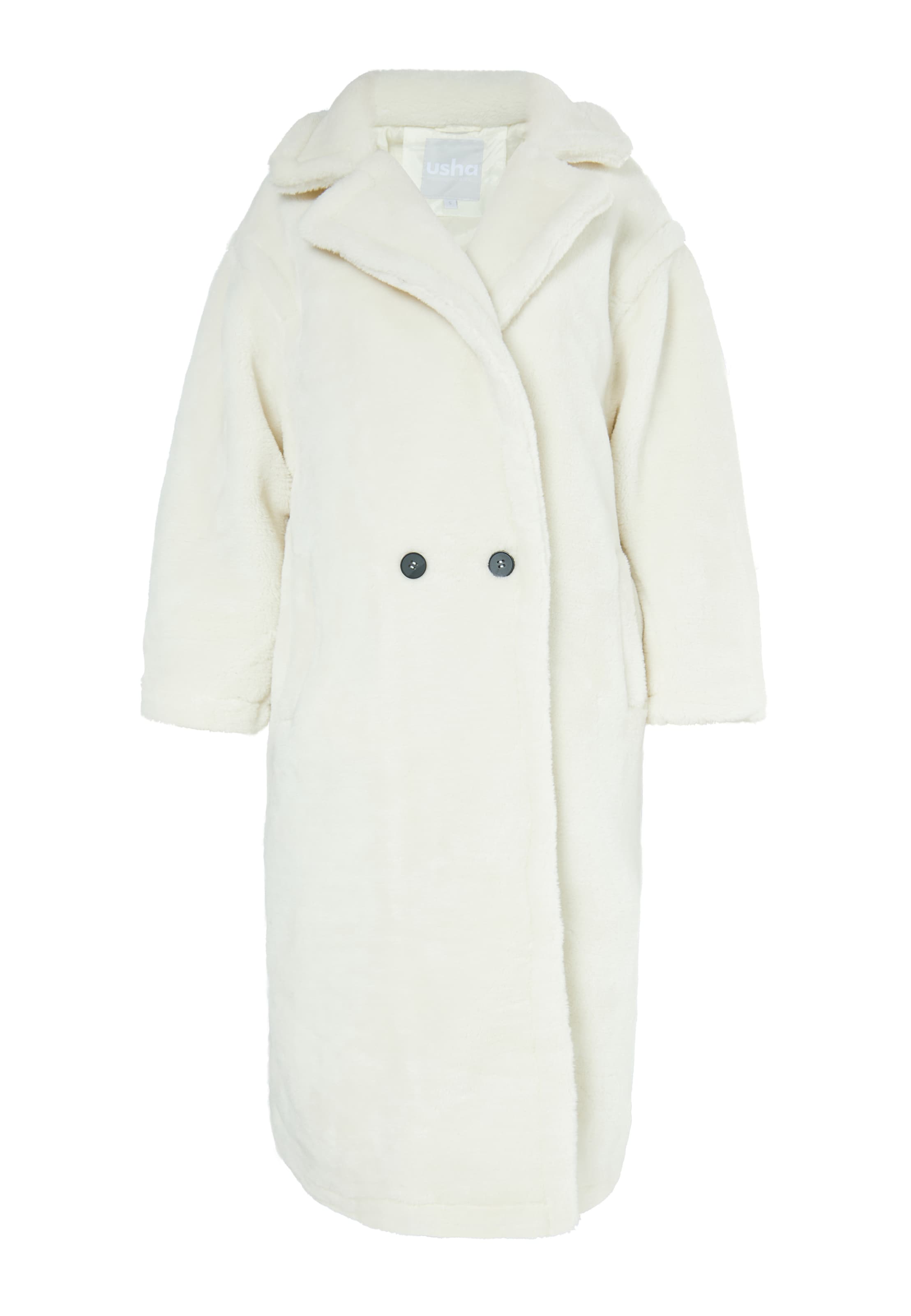 usha WHITE LABEL Зимно палто в бяло: отпред