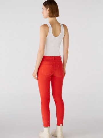 OUI Slimfit Hose 'BAXTOR' in Rot
