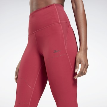 Reebok Skinny Sportbroek 'Lux' in Roze