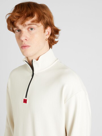 HUGO Sweatshirt 'DURTY' in White